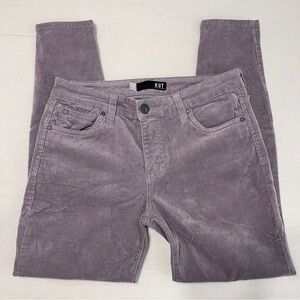 KUT From The Kloth Jeans Women Gray High Rise Diana Skinny Corduroy size 4 P